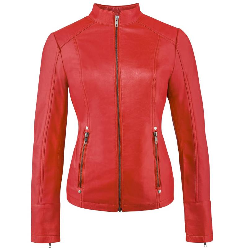 Urban Leather Fashion Lederjacke - Rt01, Rot, Größe 50, 5XL von URBAN 5884