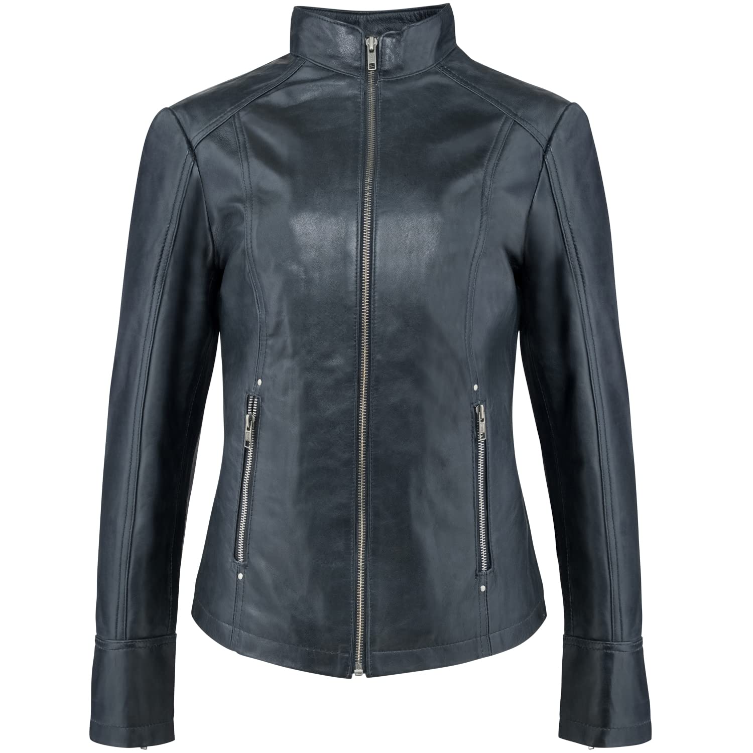 Urban Leather Fashion Lederjacke - Rt01, Schwarz, Größe 38, Medium von URBAN 5884