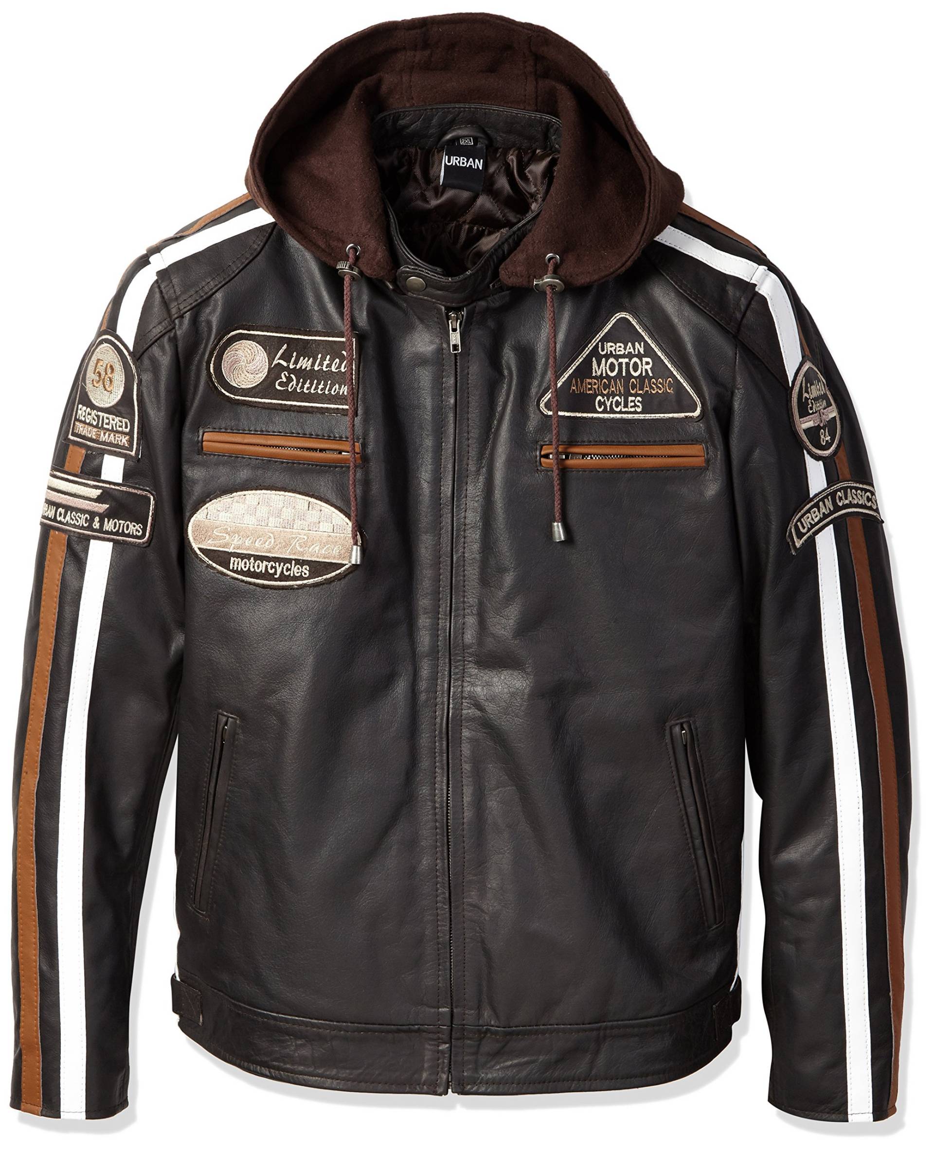 58 Herren Jacke, Brown, Große : 2XL von URBAN 5884