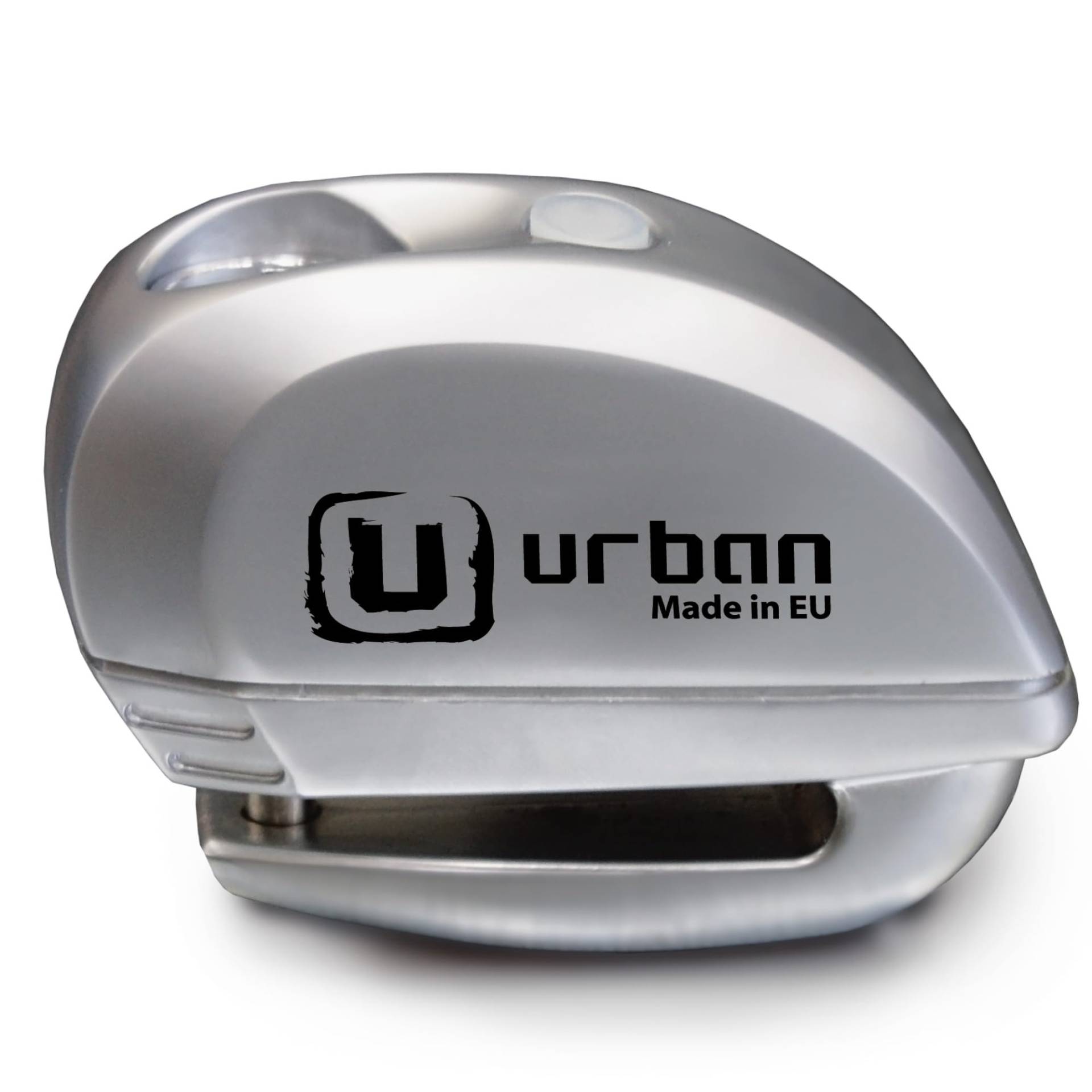 URBAN SECURITY UR22 Diebstahlsicherung Bremsscheibenschloss Motorrad mit Alarm 120 dB Warnung, ø 6 mm, Metall von urban