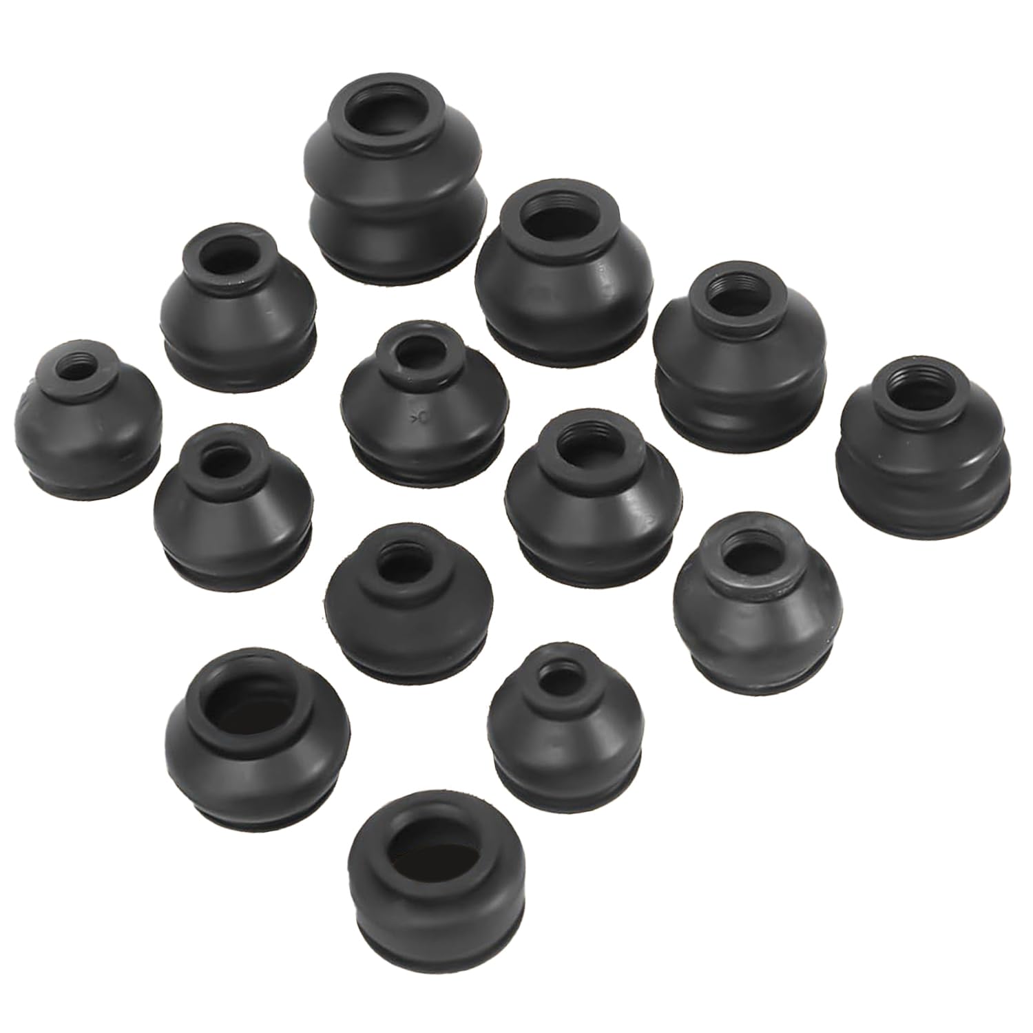 Kugelgelenk-Staubschutz-Set – 14-teiliges Gummi-Staubschutz-Set für Kugelgelenke und Spurstangenköpfe – universelle Passform, einfache Installation, Fahrzeugwartungsschutz Kugelgelenk-Staubschutz-Set – 14-teiliges Gummi-Staubschutz-Set für Kugelgelenke und Spurstangenköpfe – universelle Passform, einfache Installation, Fahrzeugwartungsschutz von Uskerb