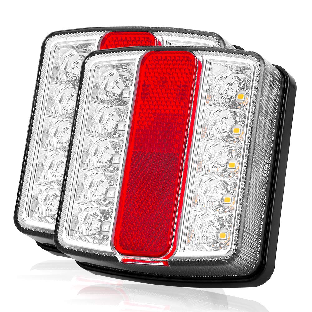 Uten Anhänger Rücklicht Set, Magnetisches Rücklicht Set, Inklusive 7,5 m Kabel, 7-polig 12 V, 5 Funktionen, Geeignet für Anhänger, Wohnwagen, LKW, Wohnmobil, Wohnwagen Uten Anhänger Rücklicht Set, Magnetisches Rücklicht Set, Inklusive 7,5 m Kabel, 7-polig 12 V, 5 Funktionen, Geeignet für Anhänger, Wohnwagen, LKW, Wohnmobil, Wohnwagen von Uten