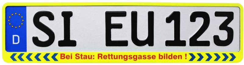 Kennzeichenhalter [Rettungsgasse] von Utsch (0195811) von Utsch