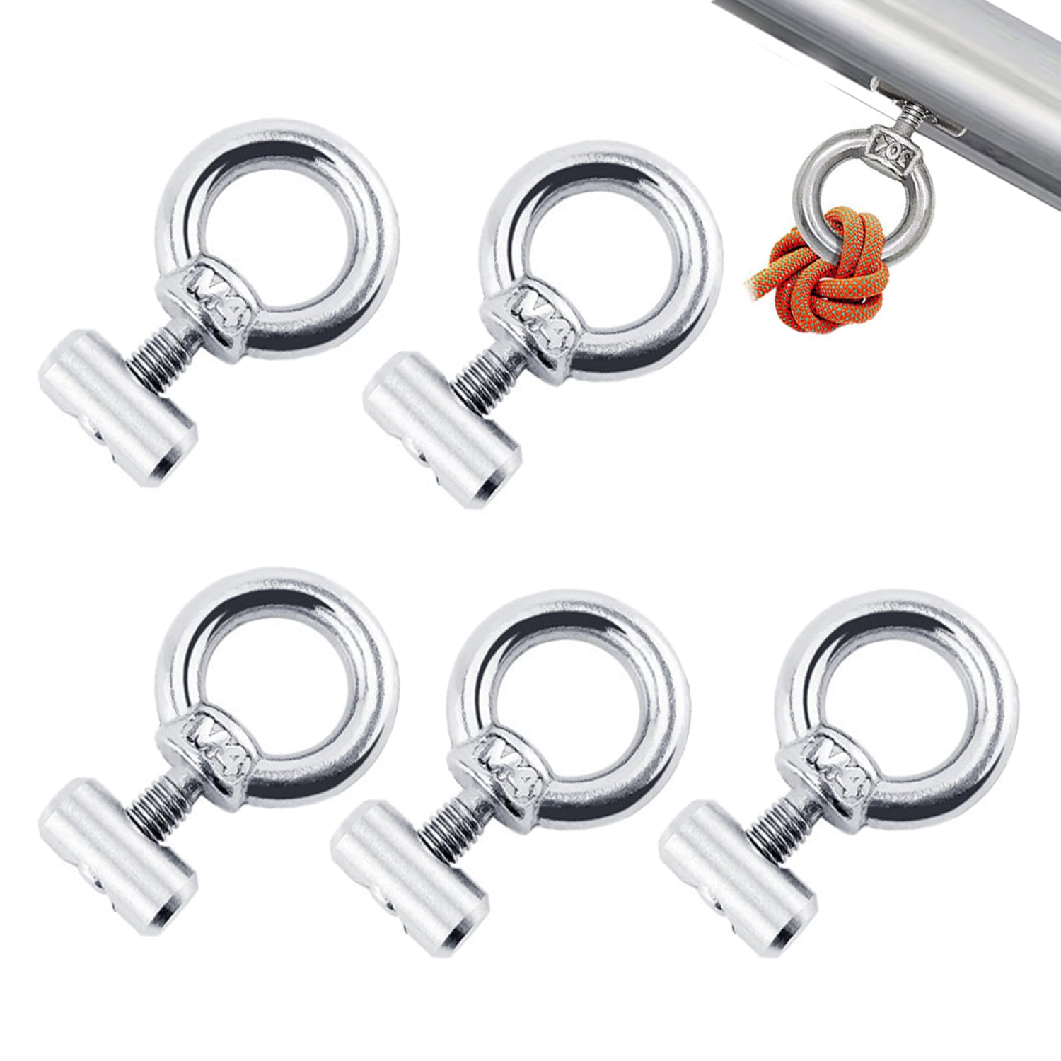 UtySty 5 Stück Markisenschienenstopper Endhaken aus 304 Edelstahl, Rohrschienenhalterung, Stopper für Wohnmobil, Anhänger, Plane, Kajak, Wohnmobil, 5. Rad, Wohnwagen, Wohnmobil, Camping, Zelt, Vordach UtySty 5 Stück Markisenschienenstopper Endhaken aus 304 Edelstahl, Rohrschienenhalterung, Stopper für Wohnmobil, Anhänger, Plane, Kajak, Wohnmobil, 5. Rad, Wohnwagen, Wohnmobil, Camping, Zelt, Vordach von UtySty