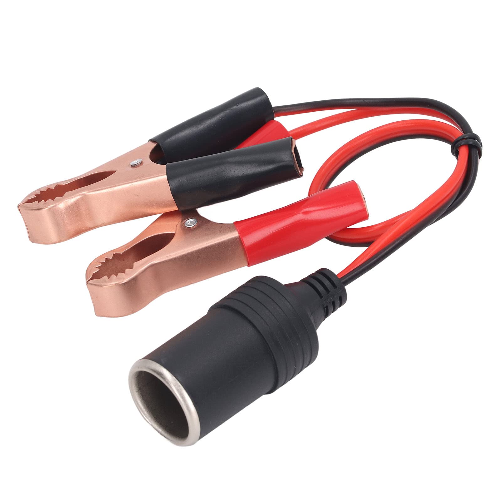 Uxsiya Batterie-Krokodilklemmen-Kabel, rotes Kupfer, hocheffizient, stabil, 36 V, Batterie-Krokodilklemmen-Adapter, 10 A, für Auto-Wechselrichter von Uxsiya