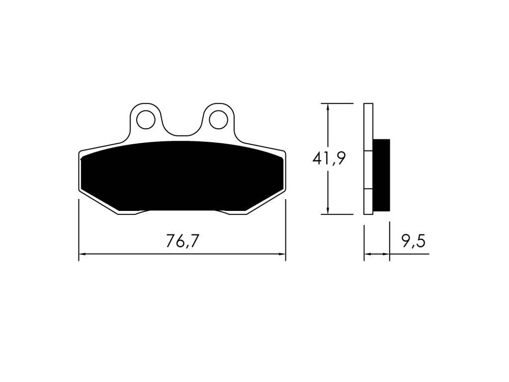 Belag Bremse von Global Parts