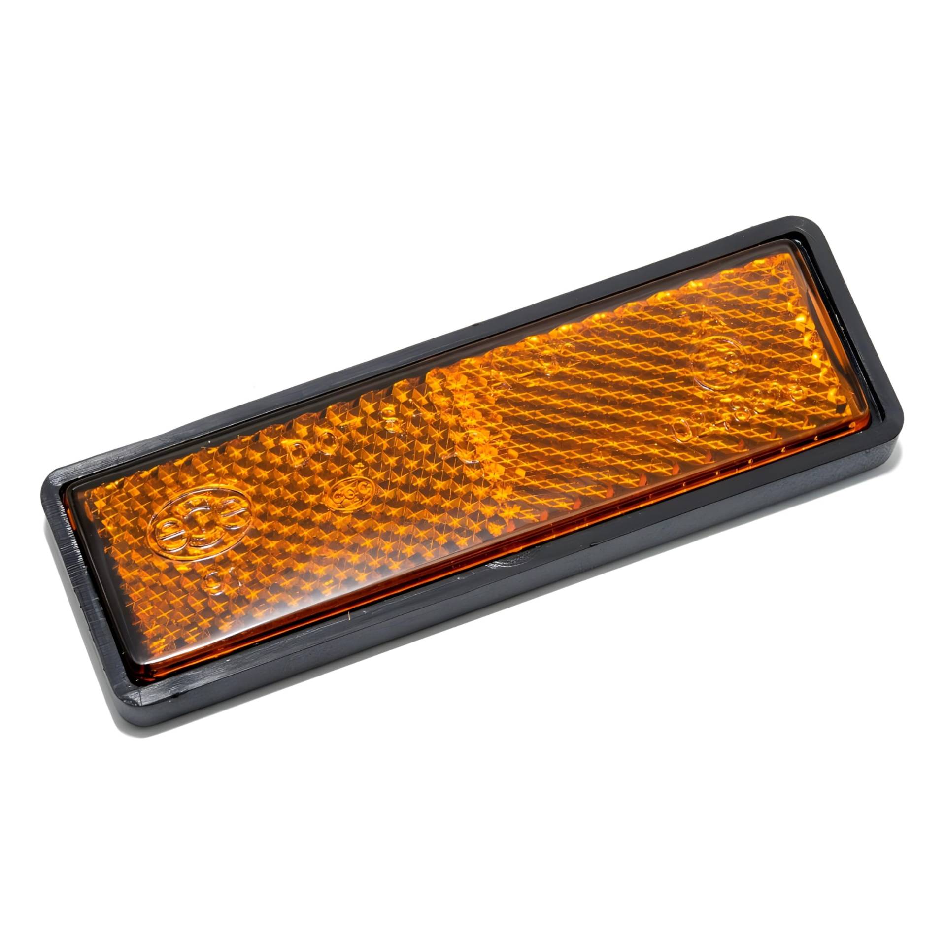 Reflektor 8159/54 viereckig orange Seite orange Bernsteinfarben von Global Parts