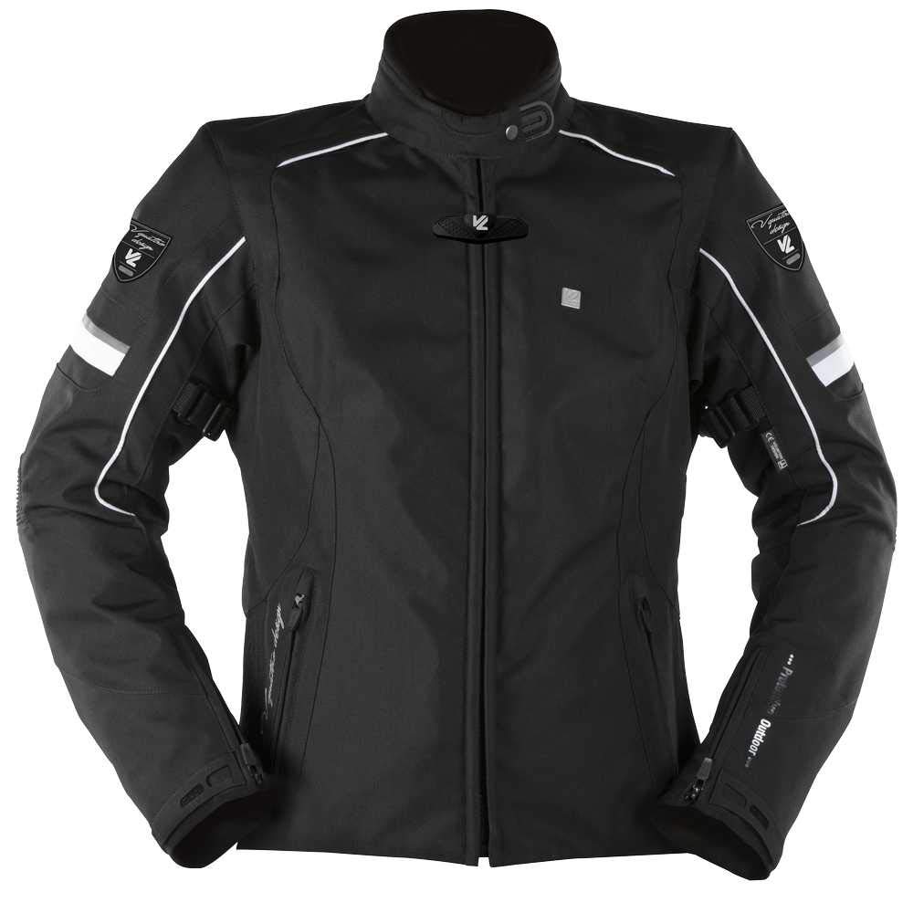 V Quattro Design Livya Damen Jacke, Schwarz/Weiß, Größe M von V Quattro Design