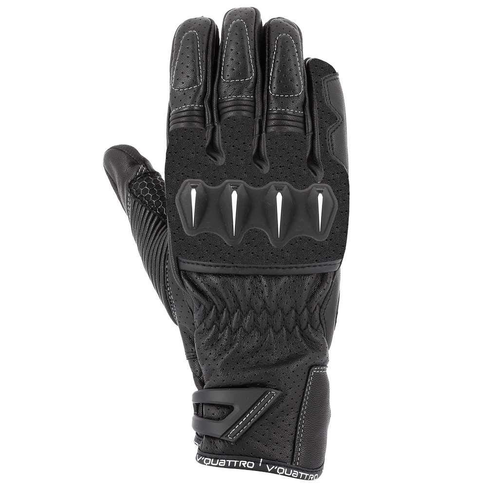 V Quattro Design Rc 18 Herren Handschuhe, Schwarz, Größe 2XL von V Quattro Design