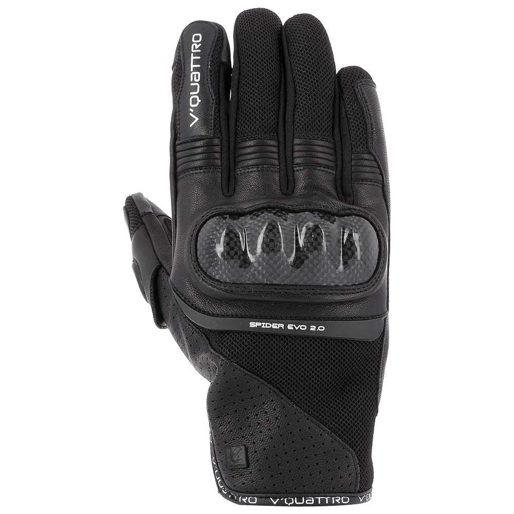V Quattro Design Spider Evo 18 Herren-Handschuhe, Schwarz, Größe L von V Quattro Design