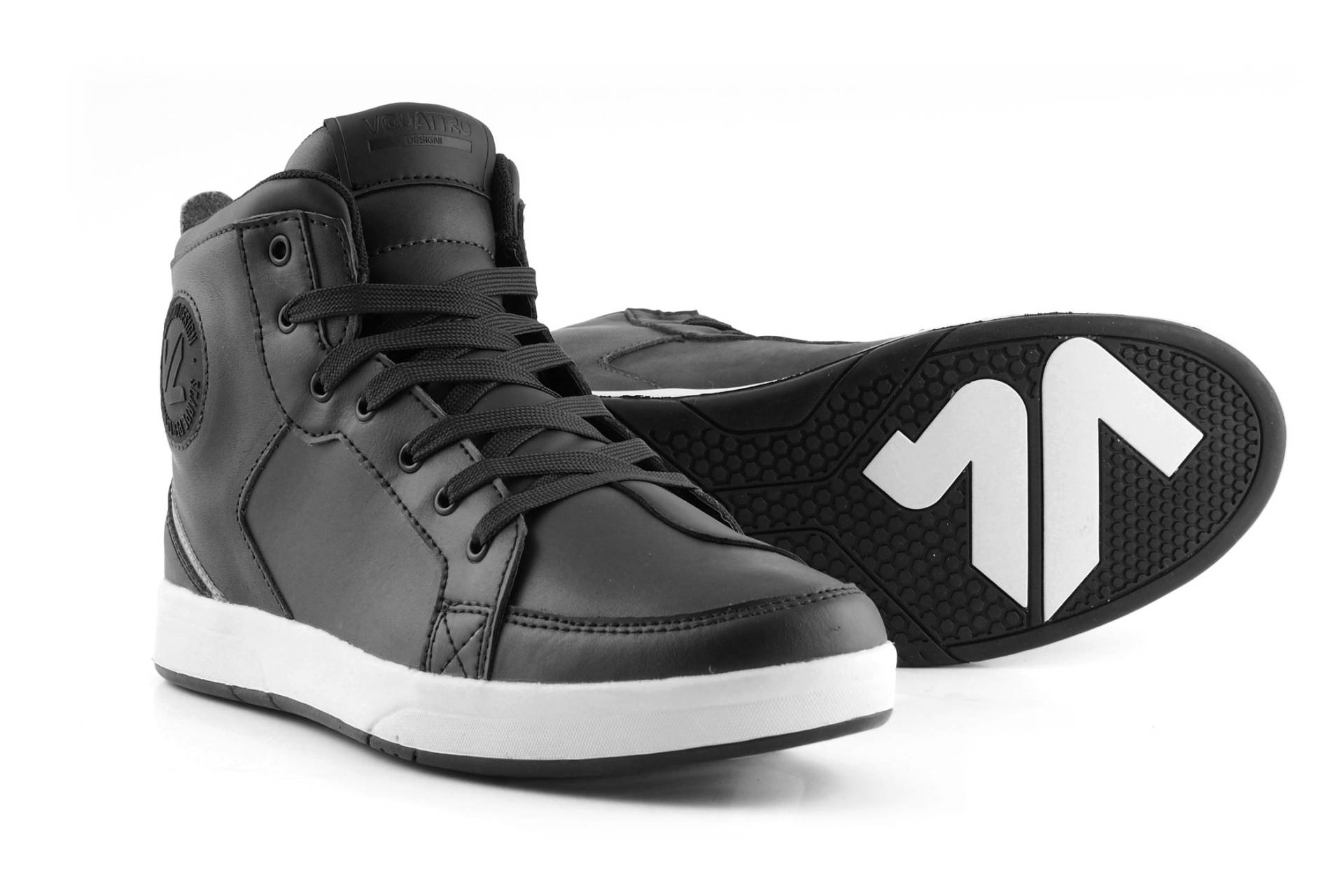 V Quattro Design - V4S-TWIN-BK38 - Twin Schuhe Herren - Schwarz - 38 EU von V Quattro Design