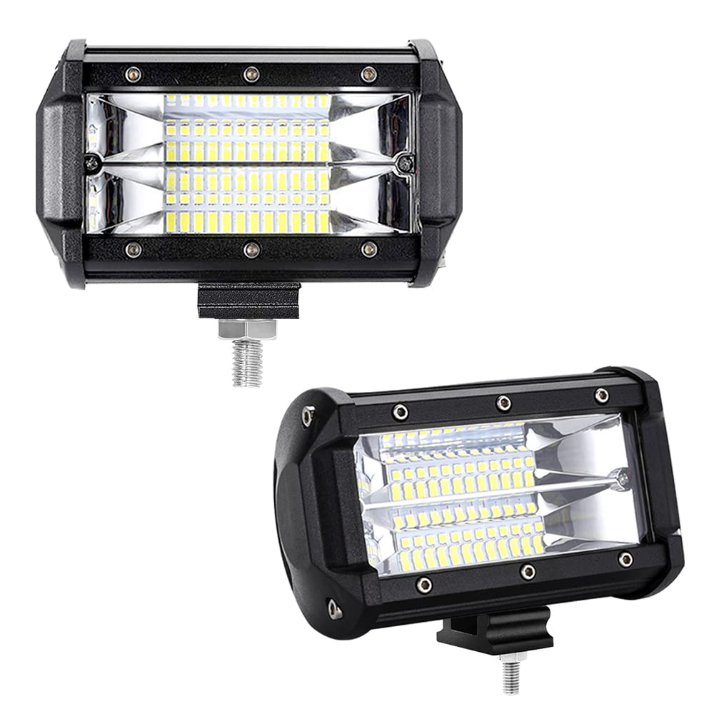 VA-Cerulean Arbeitsscheinwerfer,2x72W Arbeitslicht Wasserdicht IP67,10-30V Arbeitslampe,Auto Zusatzscheinwerfer,LED Flutlicht Spotlight für SUV ATV LKW Boot VA-Cerulean Arbeitsscheinwerfer,2x72W Arbeitslicht Wasserdicht IP67,10-30V Arbeitslampe,Auto Zusatzscheinwerfer,LED Flutlicht Spotlight für SUV ATV LKW Boot von VA-Cerulean