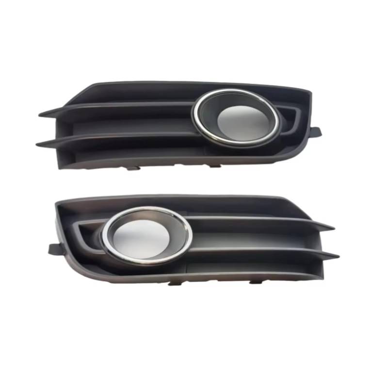 Kompatibel Mit A1 2010-2014 Autozubehör Frontstoßstange Nebelscheinwerfer Kühlergrill Dekoration Schwarze Auto-Nebelscheinwerferabdeckung L 8X0807681A nebelscheinwerfer gitter(B-left and right) von VAAKLM