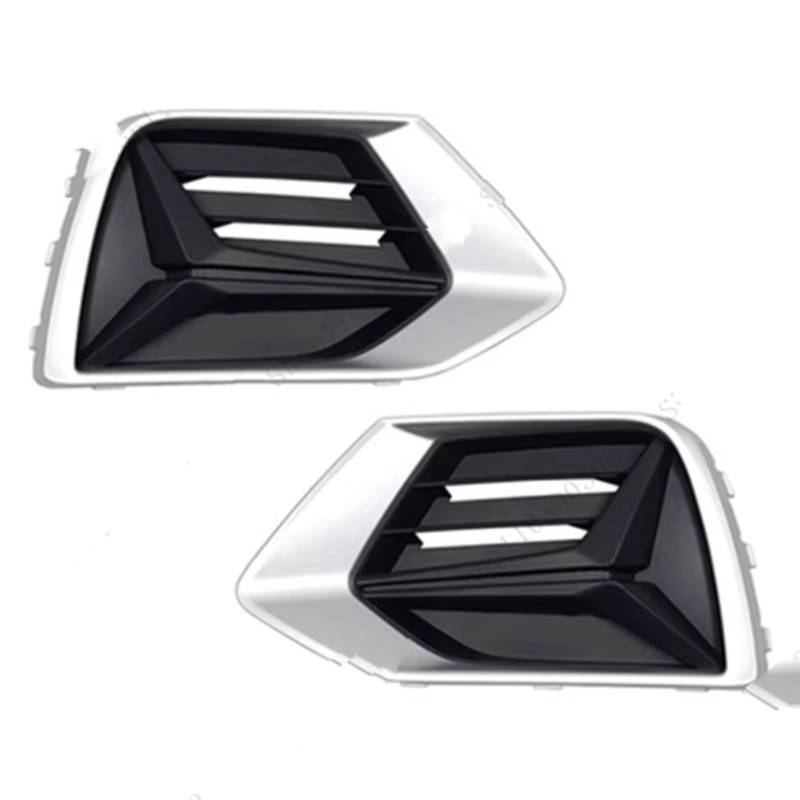 Kompatibel Mit Q3 2019-2022 Auto-Frontstoßstange Nebelscheinwerfergitter Nebelscheinwerferverkleidung Abdeckung Rahmen Deckel Blende Haube Autozubehör nebelscheinwerfer gitter(1Left and 1Right) von VAAKLM