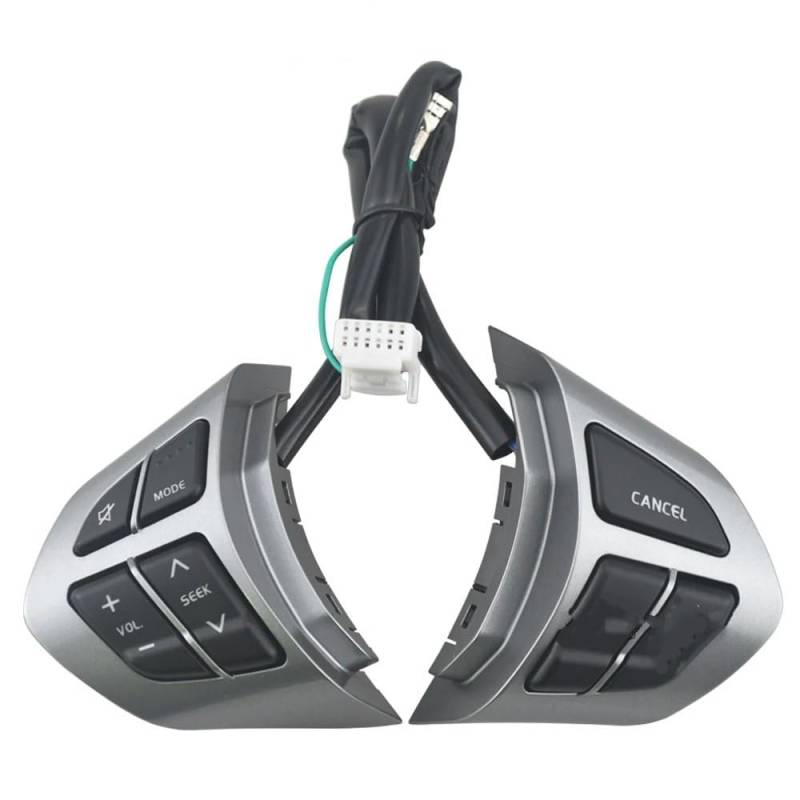 Lenkradknopf Kompatibel Mit Suzuki Für Grand Für Vitara 2005–2015 Auto-Multifunktions-Lenkrad-Knopfschalter Rote Hintergrundbeleuchtung Teile, Autozubehör von VAAKLM