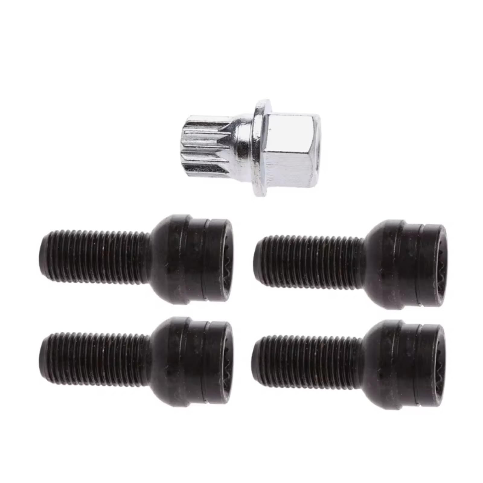 VAAKLM 5 Stück M14 x 1,5 mm Fahrzeug-Radschloss-Radmuttern Schlüsselschrauben Steckschlüsselwerkzeug für die meisten Kfz-Radschrauben Radschrauben OEM: 8D0601139F Schloss Radbolzen VAAKLM 5 Stück M14 x 1,5 mm Fahrzeug-Radschloss-Radmuttern Schlüsselschrauben Steckschlüsselwerkzeug für die meisten Kfz-Radschrauben Radschrauben OEM: 8D0601139F Schloss Radbolzen von VAAKLM