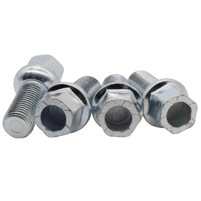 VAAKLM Kompatibel Mit A3 Für 8P 2003 2004 2005 2006 2007 2008 2009 2010 2011 2012 4 Stück Auto-Radschrauben 28 Mm Länge Autozubehör OEM: WHT002437 Schloss Radbolzen von VAAKLM