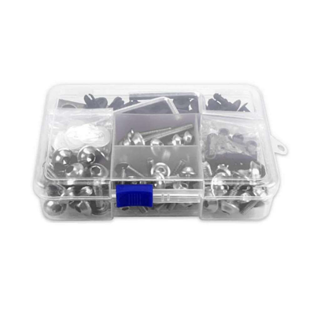 VAAKLM Kompatibel Mit C650 Sport Für C650gt Für F650 Motorrad Komplettes Verkleidungsschraubenset Motorrad Motorrad Schraubklemme Schraubklemme Motorräder Schrauben(Silver) von VAAKLM