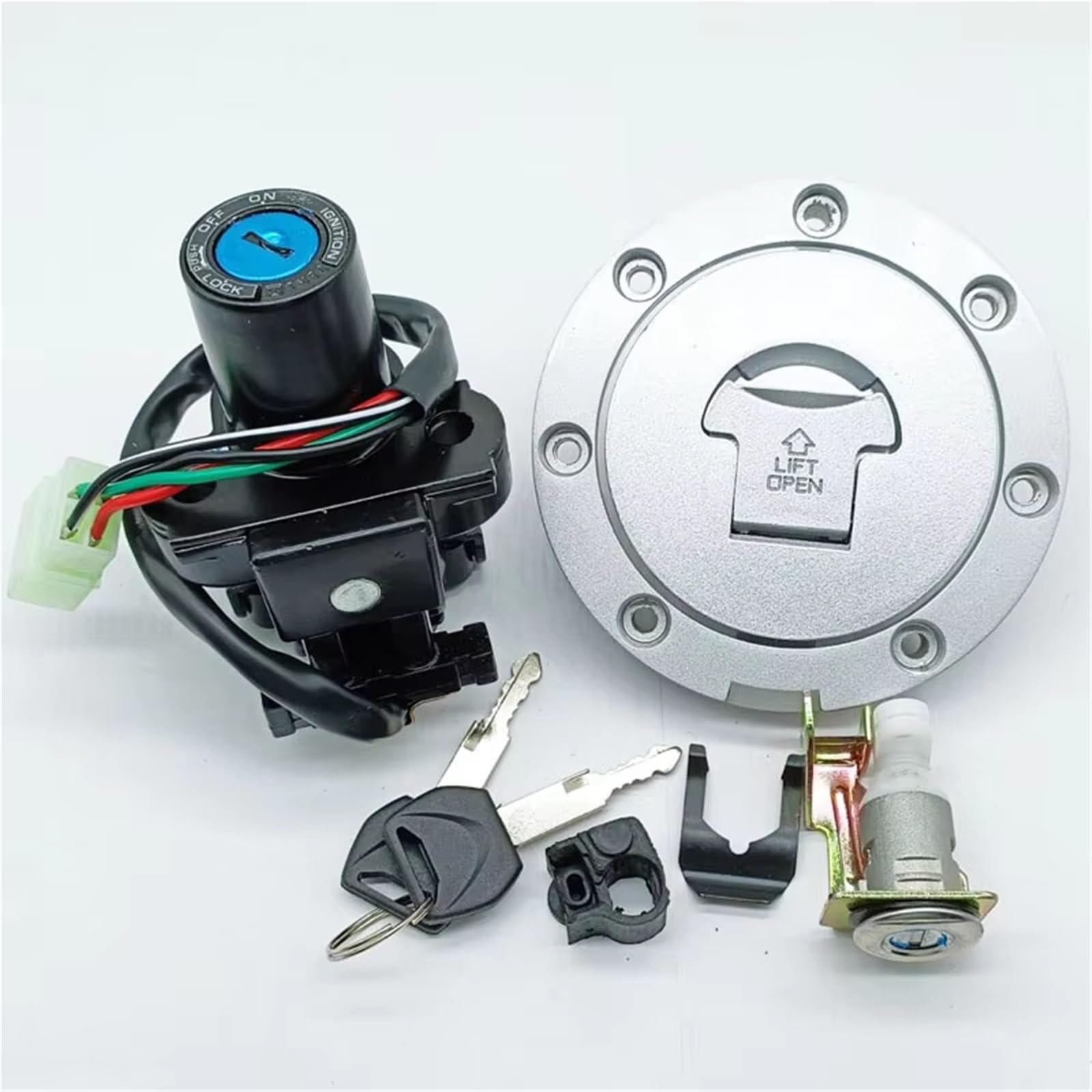 VAAKLM Kompatibel Mit CBR600 Für F4 Für F4I 2001 2002 2003 2004 2005 2006 Motorradteile Zündschloss Tankdeckel-Set Schloss 35010-MBW-A11 Zündschlüsselschalter VAAKLM Kompatibel Mit CBR600 Für F4 Für F4I 2001 2002 2003 2004 2005 2006 Motorradteile Zündschloss Tankdeckel-Set Schloss 35010-MBW-A11 Zündschlüsselschalter von VAAKLM