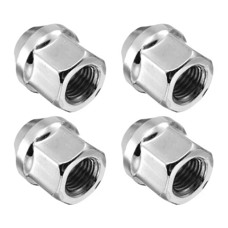 VAAKLM Kompatibel Mit Ford Für Cougar 1998 1999 2000 2001 4/1 Stück Auto Chrom-Legierung Radmuttern Schrauben 19 Mm Länge 21 Mm Zubehör Radmutter Schloss Radbolzen(4PCS) von VAAKLM