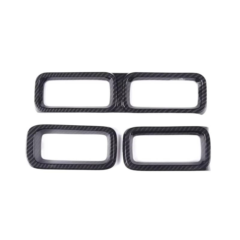VAAKLM Kompatibel Mit Ford Für Maverick 2022 2023 Auto Center Control Air Vent Outlet Rahmen Abdeckung Trim Aufkleber Auto Klimaanlage Outlet von VAAKLM