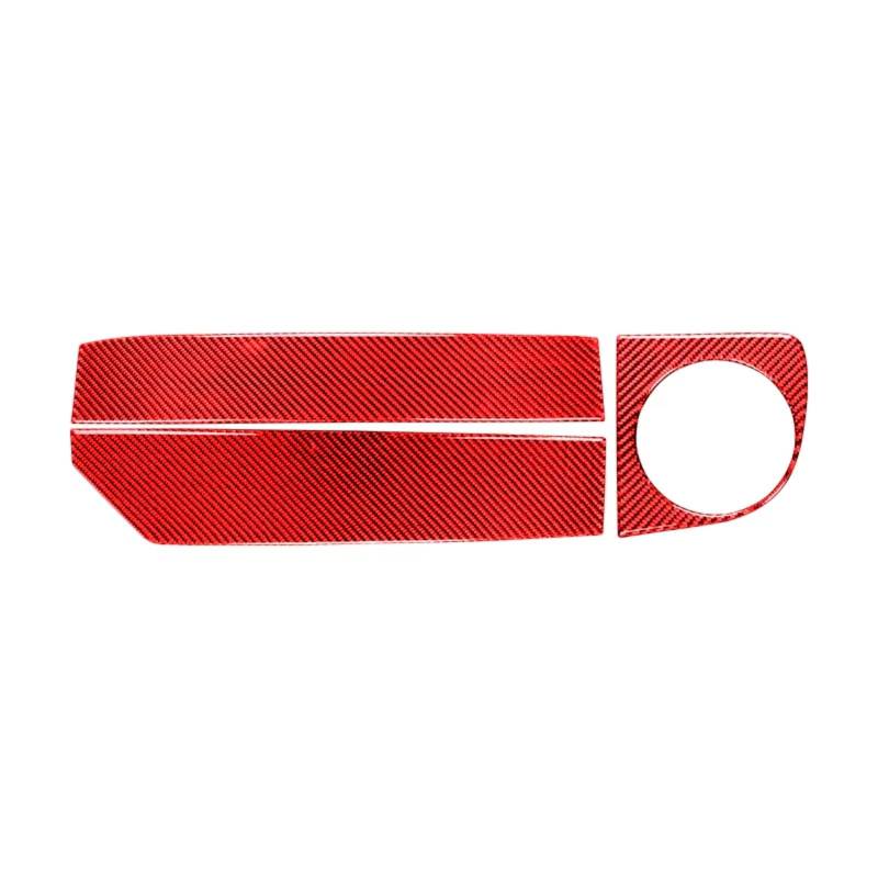 VAAKLM Kompatibel Mit Ford Für Mustang 2009 2010 2011 2012 2013 2014 Auto Beifahrer Armaturenbrett Air Outlet Aufkleber Aufkleber Trim Abdeckung Auto Klimaanlage Outlet(Red) von VAAKLM