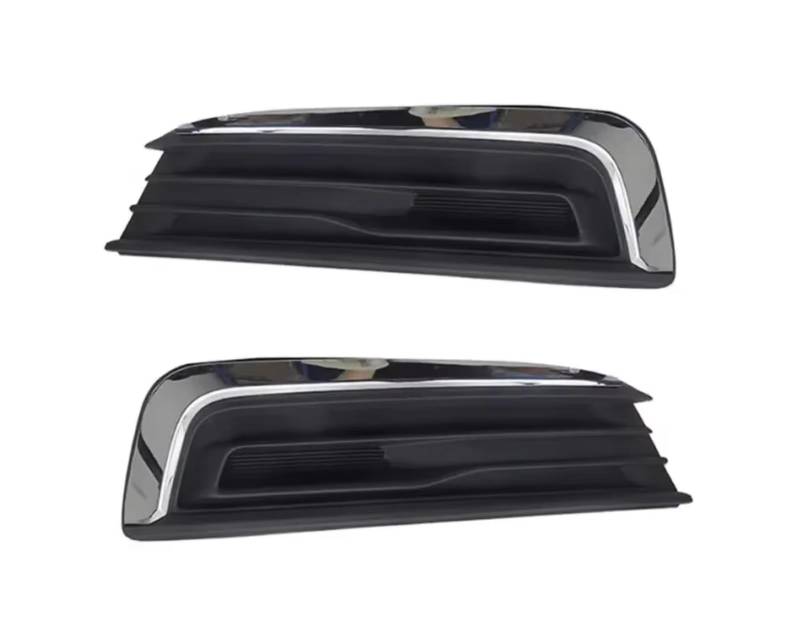 VAAKLM Kompatibel Mit Ford Für Taurus 2019 2020 Konfiguration Frontstoßstange Nebelscheinwerfer-Abdeckungsgitter Ersatzlampenrahmen Ohne Loch nebelscheinwerfer Gitter(2PCS Left and Right) von VAAKLM