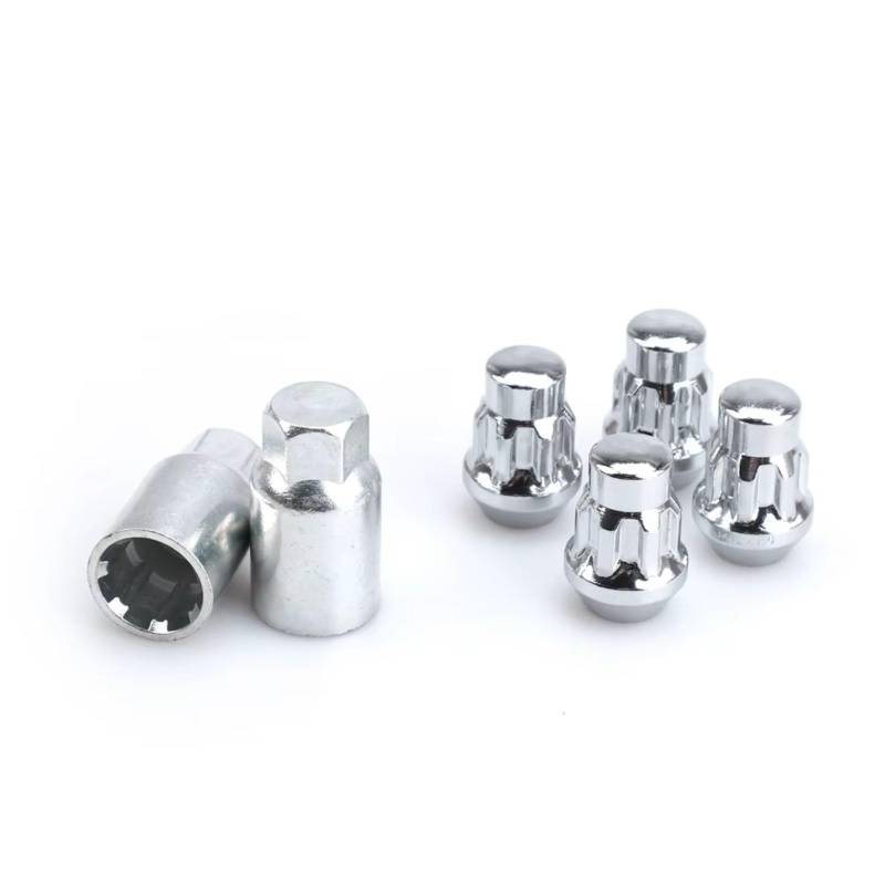 VAAKLM Kompatibel Mit Hyundai Für Avante 2010 2011 2012 2013 2014 2015 2016 2017 2018 2019 4 Muttern + 2 Schlüssel 33 Mm Radmuttern Secrets M12x1,5 Felgen Auto Schloss Radbolzen von VAAKLM