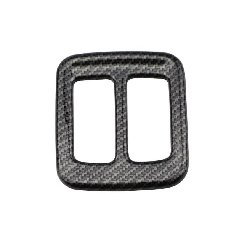 VAAKLM Kompatibel Mit Jeep Für Compass 2017 2018 2019 2020 Auto-hintere Klimaanlage Vent Trim Armlehne Air Outlet Cover Aufkleber Auto Klimaanlage Outlet(Black) von VAAKLM
