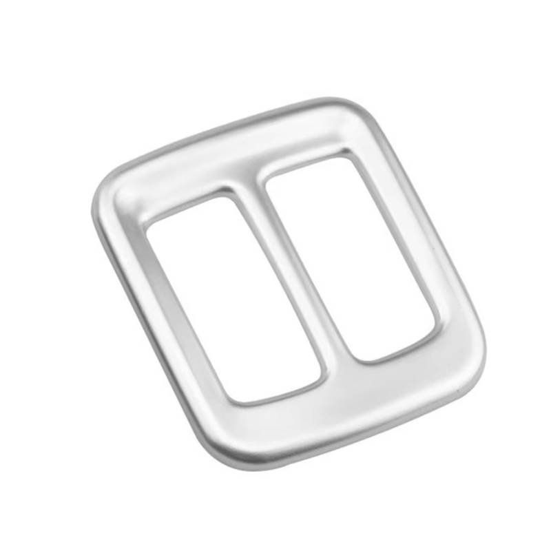 VAAKLM Kompatibel Mit Jeep Für Compass 2017 2018 2019 2020 Auto-hintere Klimaanlage Vent Trim Armlehne Air Outlet Cover Aufkleber Auto Klimaanlage Outlet(Silver) von VAAKLM