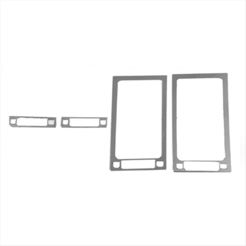VAAKLM Kompatibel Mit Toyota Für Tundra 2007 2008 2009 2010 2011 2012 2013 Auto-Armaturenbrett Und Co-Pilot Air Vent Outlet Frame Cover Trim Aufkleber Auto Klimaanlage Outlet von VAAKLM