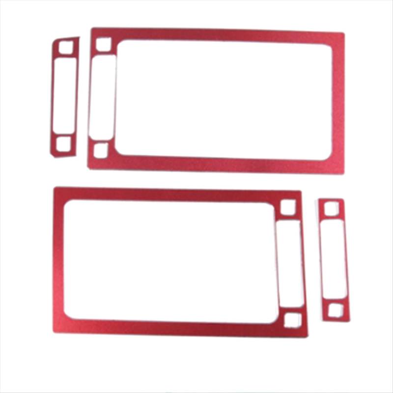 VAAKLM Kompatibel Mit Toyota Für Tundra 2007 2008 2009 2010 2011 2012 2013 Auto-Armaturenbrett Und Co-Pilot Air Vent Outlet Frame Cover Trim Aufkleber Auto Klimaanlage Outlet von VAAKLM