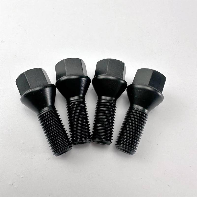 VAAKLM Kompatibel Mit X1 Für 3er-Serie Für E90 Reifenschrauben, Lange Stahl-Radschrauben, Spikes, Autozubehör, OEM: 36136781150, 36131095390 Schloss Radbolzen(36136781150 4PCS) von VAAKLM
