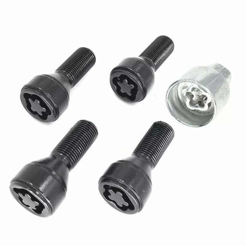 VAAKLM Kompatibel Mit X3 2012-2013 Autoteile Nabenschrauben Radschraube Autoteile Radteile Teile OEM: 36136792851 36 13-6-792851 Schloss Radbolzen von VAAKLM
