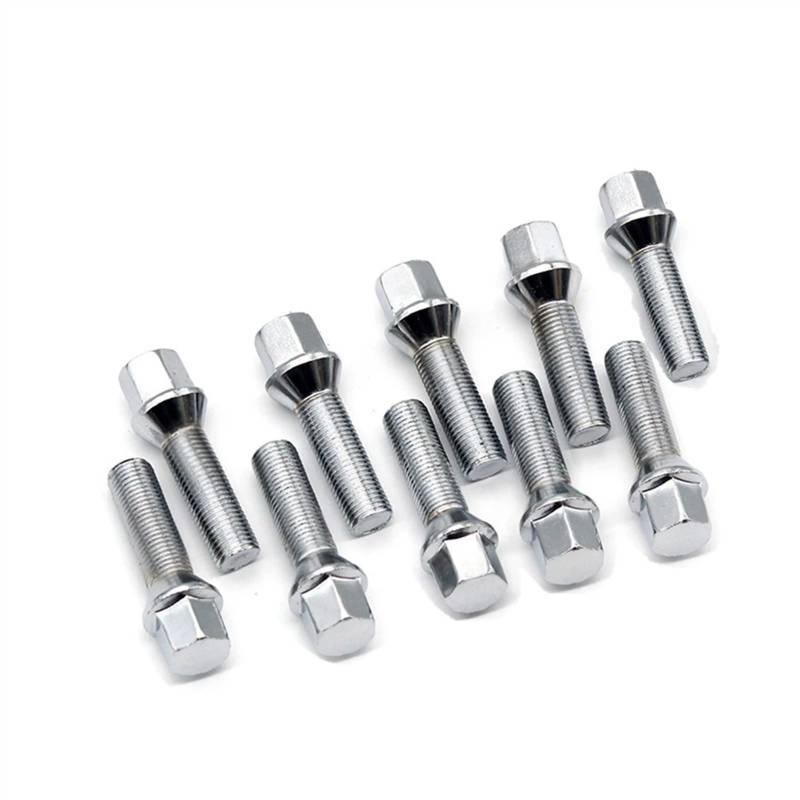 VAAKLM Kompatibel Mit X3 Radbolzenschlossteile Radbolzen Autoschlösser Radschrauben Auto Radnabenschlossschrauben Radschrauben Autozubehör Schloss Radbolzen(28mm) von VAAKLM