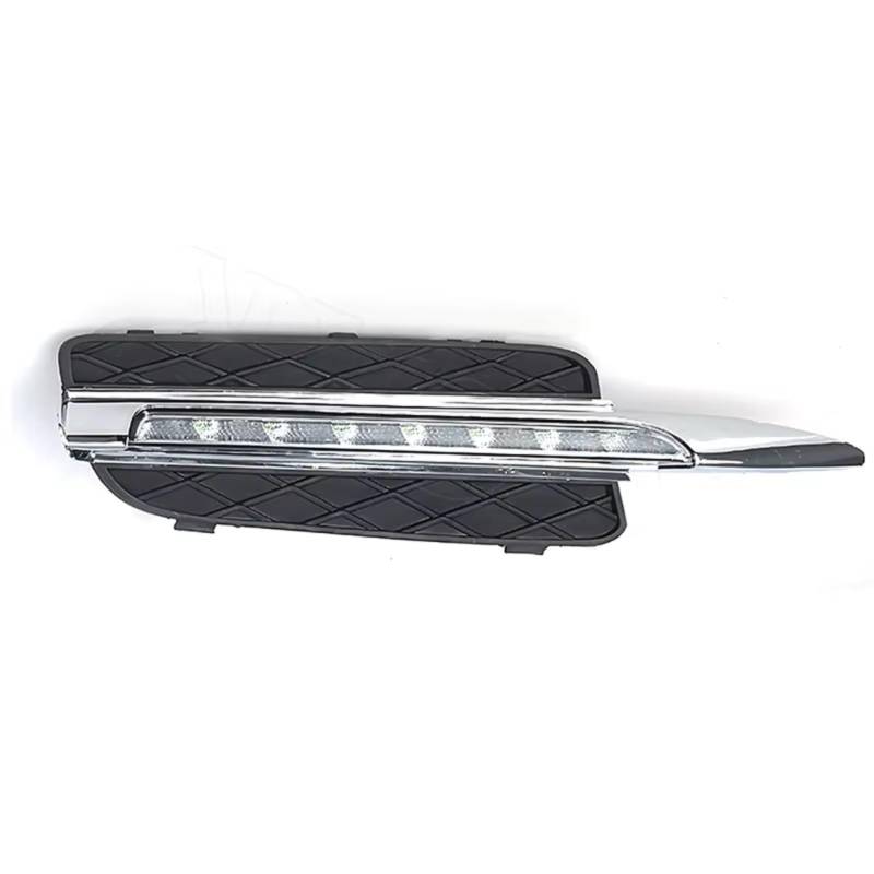 VAAKLM Kompatibel Mit X5 E70 2007-2010 Auto-Frontstoßstange DRL Tagfahrlicht Nebelscheinwerfer Lichtabdeckung nebelscheinwerfer Gitter(1 Pair-8LED) von VAAKLM