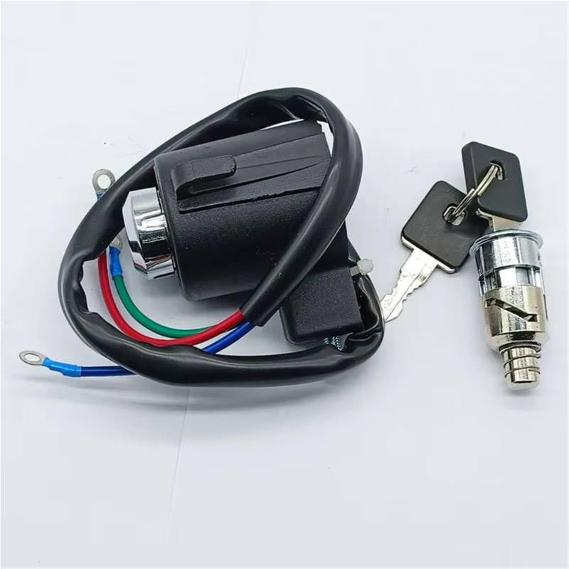 VAAKLM Kompatibel Mit XL883L Für Sportster Für XL883 Für NIEDRIGE 2005/2010-2011 Motorrad Zündung Start Schalter Sperre 48154-05A Zündschlüsselschalter von VAAKLM