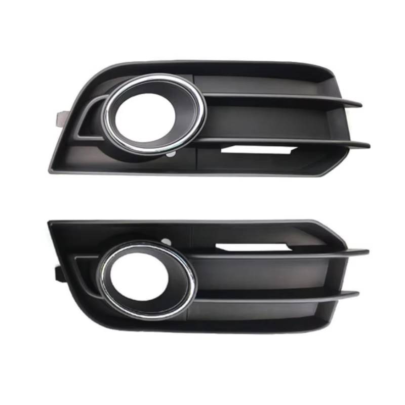 VAAKLM Kompatibel mit A1 2010-2014 Autozubehör Frontstoßstange Nebelscheinwerfer Kühlergrill Dekoration Schwarze Auto-Nebelscheinwerferabdeckung 8X0807681A nebelscheinwerfer Gitter(B-Left and Right) von VAAKLM