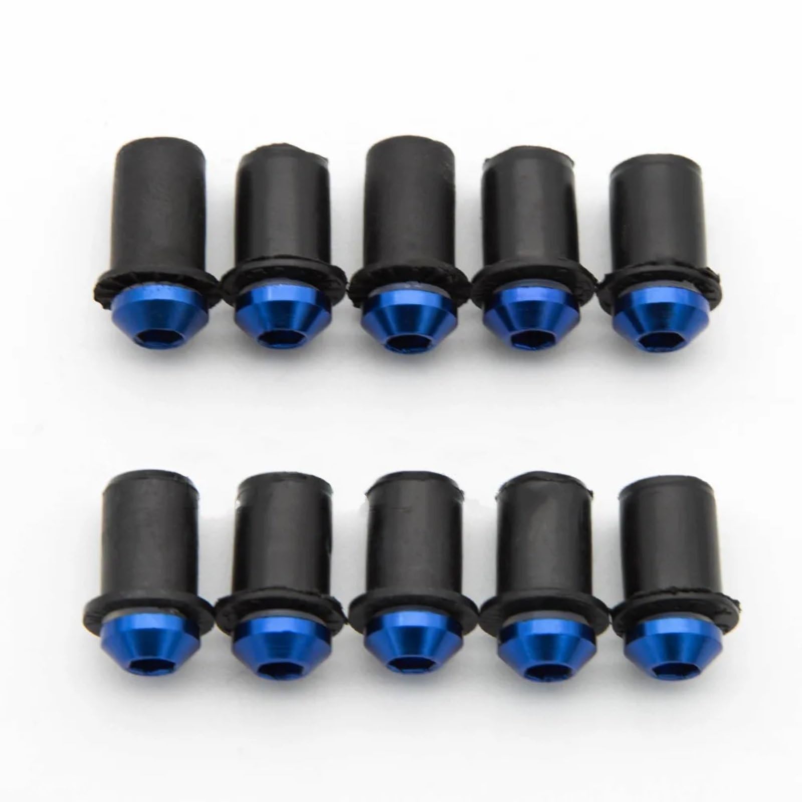 VAAKLM Kompatibel mit Integra 750 für Forza 125 für Forza 250 für Forza 300 Verkleidung Windschutzscheibe Windschutzscheibe Schrauben Bolzen Verschluss Motorräder Schrauben(Blue) von VAAKLM