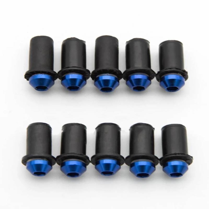 VAAKLM Kompatibel mit Integra 750 für Forza 125 für Forza 250 für Forza 300 Verkleidung Windschutzscheibe Windschutzscheibe Schrauben Bolzen Verschluss Motorräder Schrauben(Blue) von VAAKLM