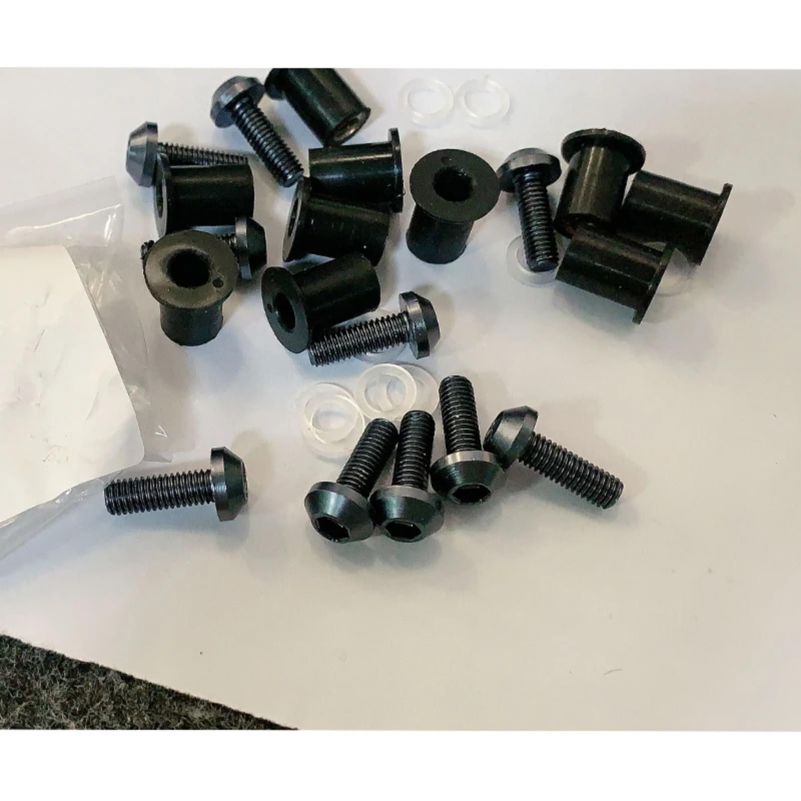 VAAKLM Kompatibel mit Integra 750 für Forza 125 für Forza 250 für Forza 300 Verkleidung Windschutzscheibe Windschutzscheibe Schrauben Bolzen Verschluss Motorräder Schrauben(Gray) von VAAKLM