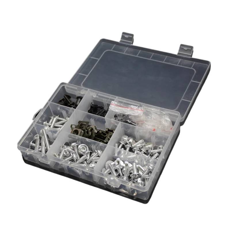 VAAKLM Kompatibel mit für Cbr600 F2 für Cbr600rr für Cb919 für Cb1000r für Cb 500f Verkleidungsschrauben Aluminium Spire für Speed ​​Fastener Clips Schraube Motorräder Schrauben(Silver) von VAAKLM