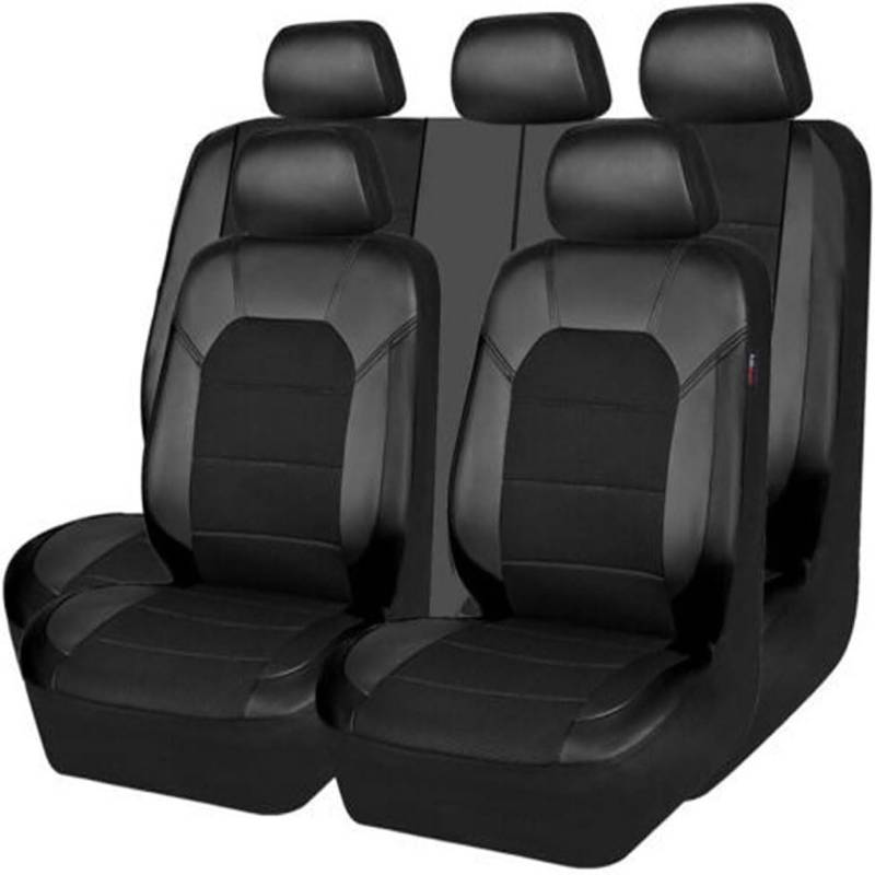 VAATYE Auto Sitzbezüge Sets Für Mercedes-Benz B-Class Hatchback 1.Gen (W245),Full Set Allwetter Protektoren Verstellbare abnehmbare Universelles Sitzbezüge Sitzschoner,A/Black von VAATYE