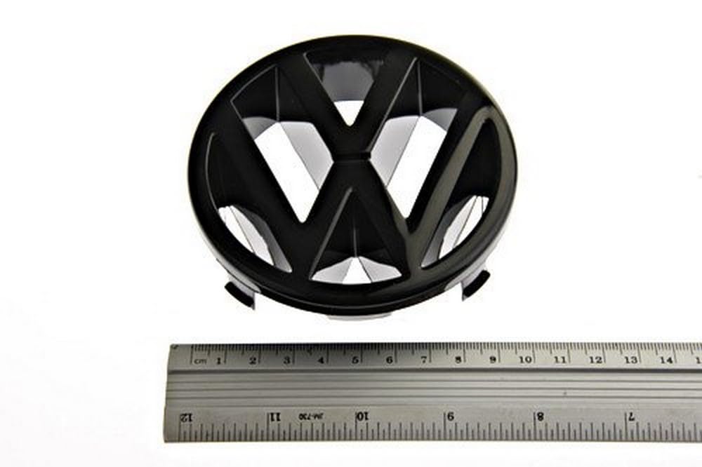 Original VW Front Grill Badge Emblem Black - 323853601 041 von VAG