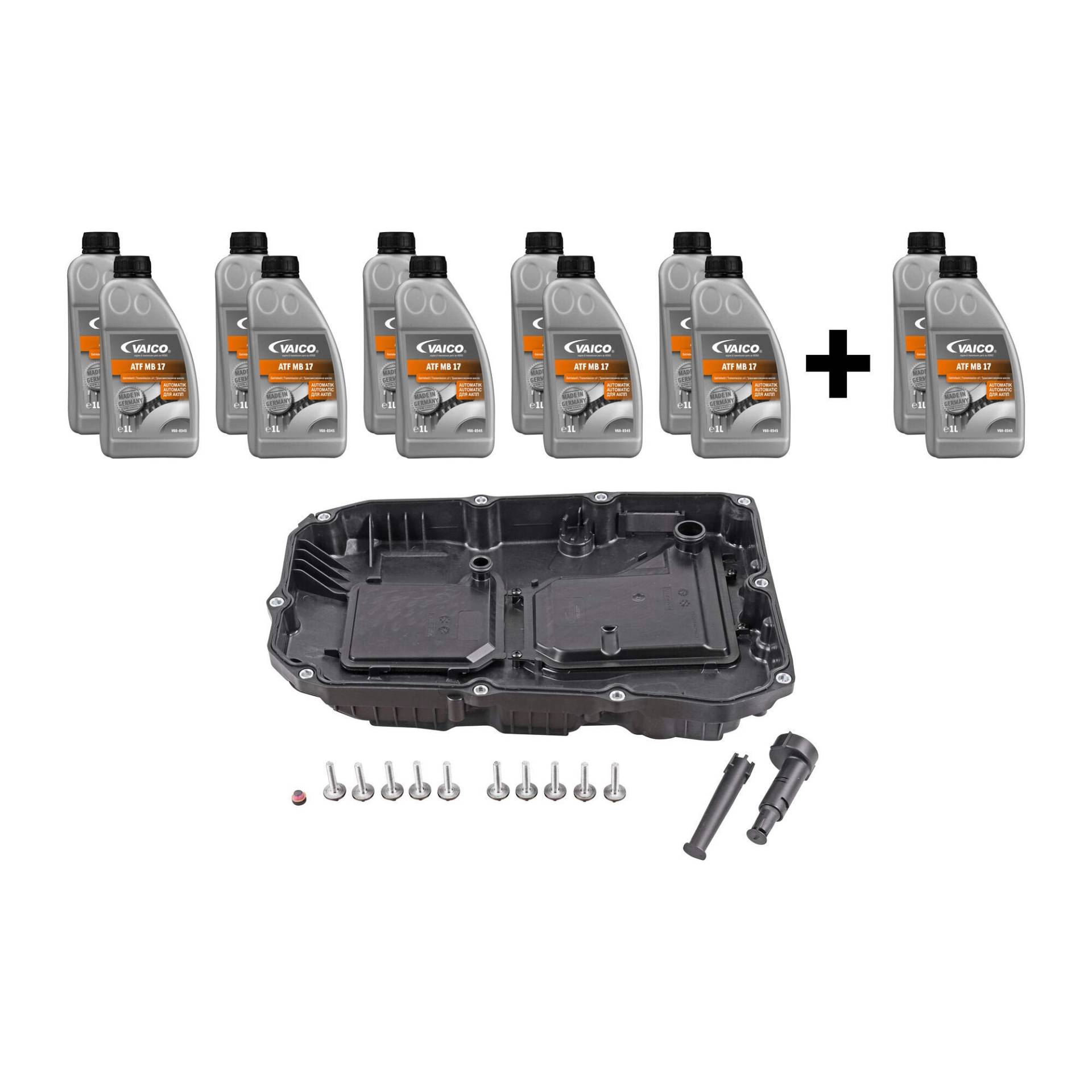 Automatikgetriebe Ölwechsel Filtersatz passend für MERCEDES 9-Gang 725.0 9G-Tronic W205 Automatikgetriebe Ölwechsel Filtersatz passend für MERCEDES 9-Gang 725.0 9G-Tronic W205 von VAICO