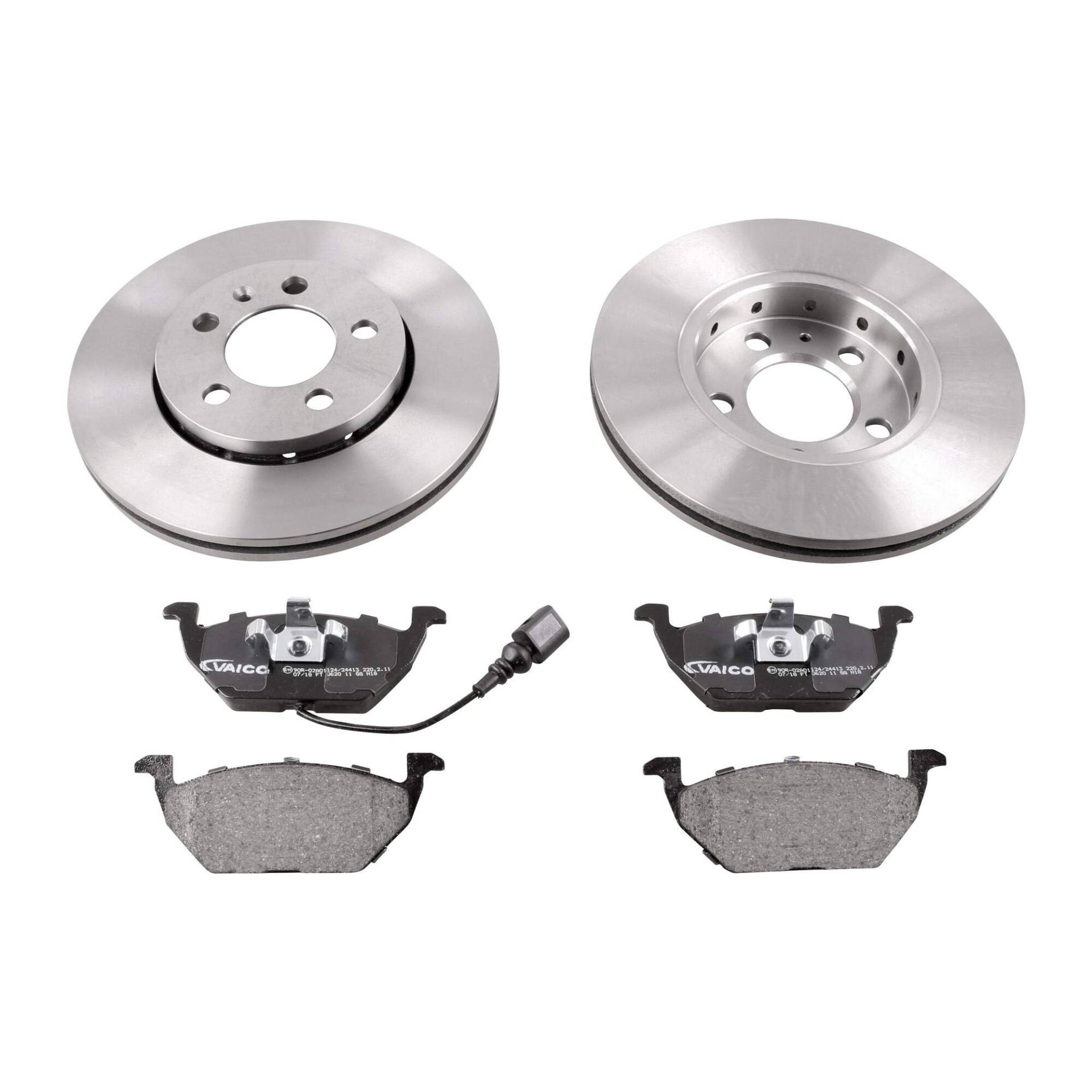 Bremsscheibensatz Beläge Klötze Set VORNE passend für VW POLO 9N AUDI A4 Ø256mm Bremsscheibensatz Beläge Klötze Set VORNE passend für VW POLO 9N AUDI A4 Ø256mm von VAICO
