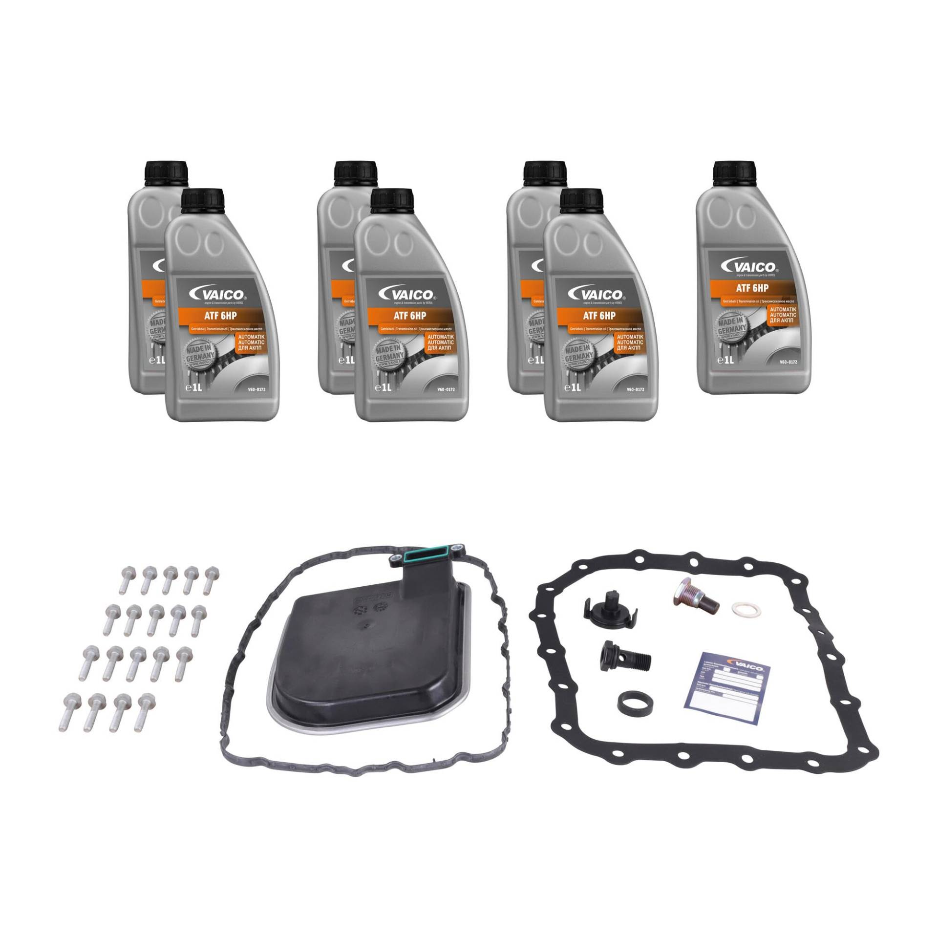 VAICO V52-0470 FILTERSATZ ÖLWECHSEL AUTOMATIKGETRIEBE 6-GANG A6LF 1 2 3 PASSEND FÜR EXPERT KIT+ VAICO V52-0470 FILTERSATZ ÖLWECHSEL AUTOMATIKGETRIEBE 6-GANG A6LF 1 2 3 PASSEND FÜR EXPERT KIT+ von VAICO