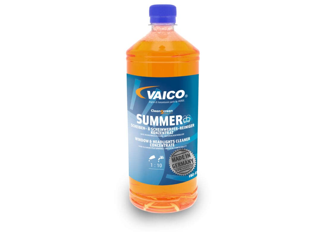 VAICO Cleanscreen SUMMER 1L, Scheibenreiniger Konzentrat - klare Sicht im Auto von VAICO