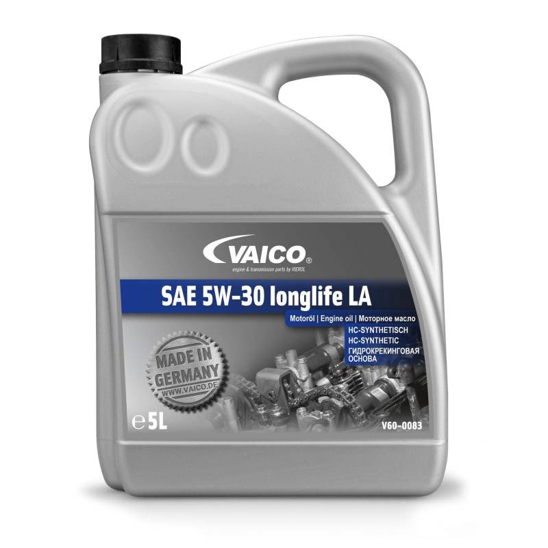 VAICO V60-0083 MOTORÖL 5W30 LONGLIFE LOWASH 5L PASSEND FÜR-VW 50200 50500 50501 LL04 MB 229.52 von VAICO