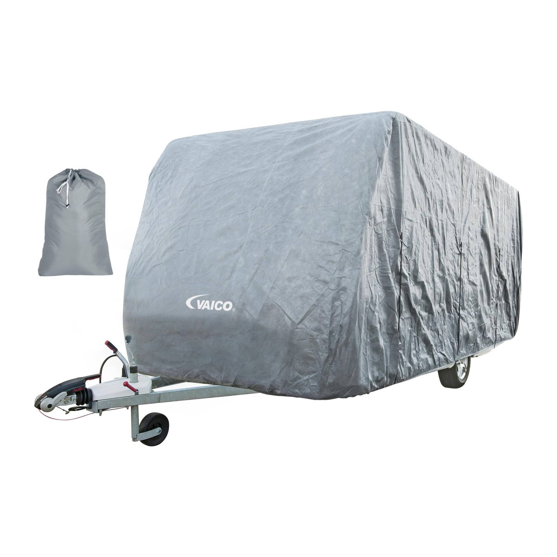 Wohnwagenschutzhülle Plane Abdeckung Caravan Cover atmungsaktiv 366-427x235 cm von VAICO